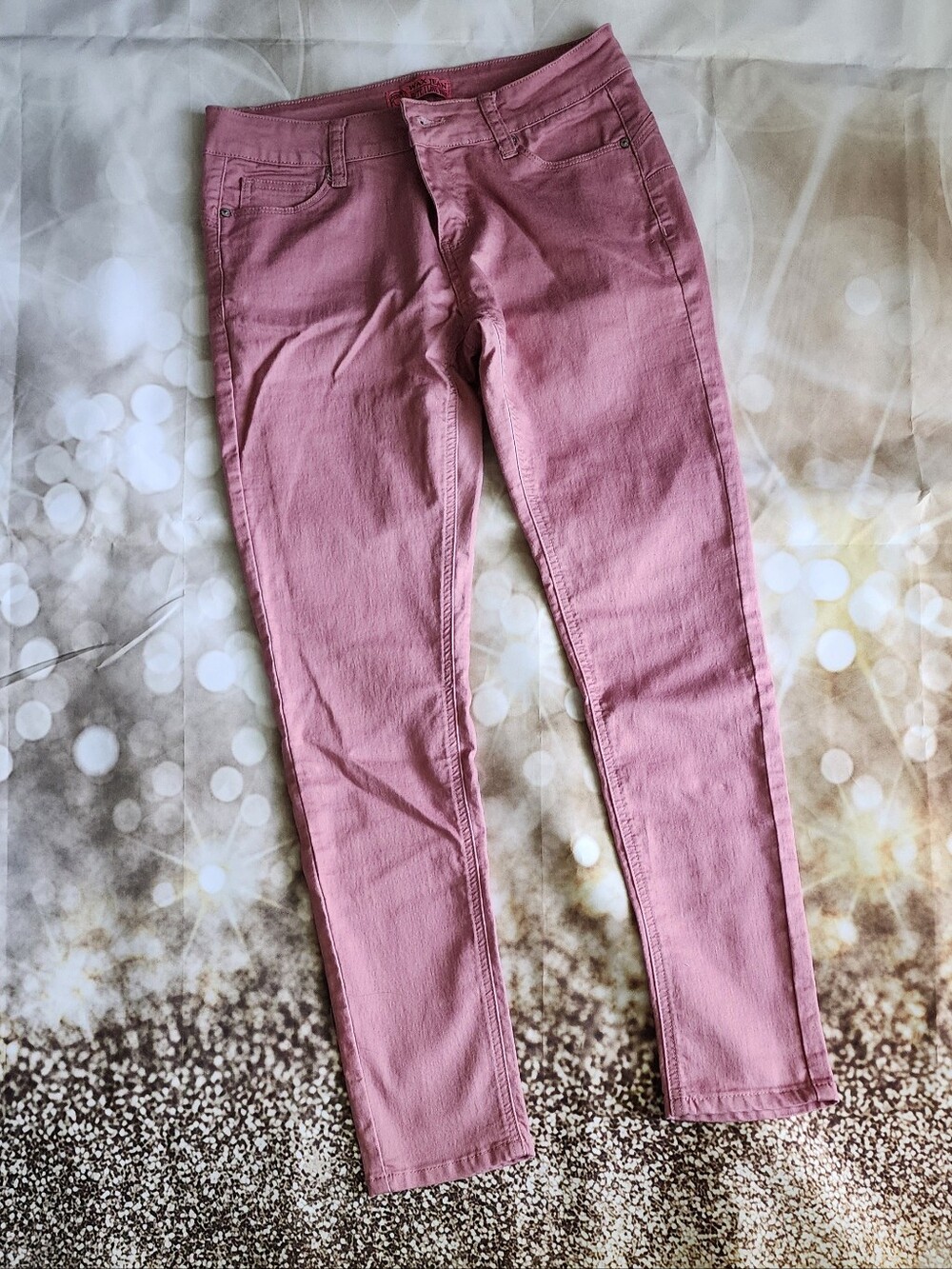 Dusty Pink Skinny Pants